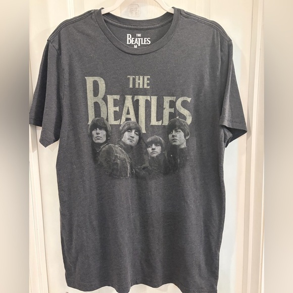 The Beatles Tops - The Beatles Gray Short Sleeve Tee